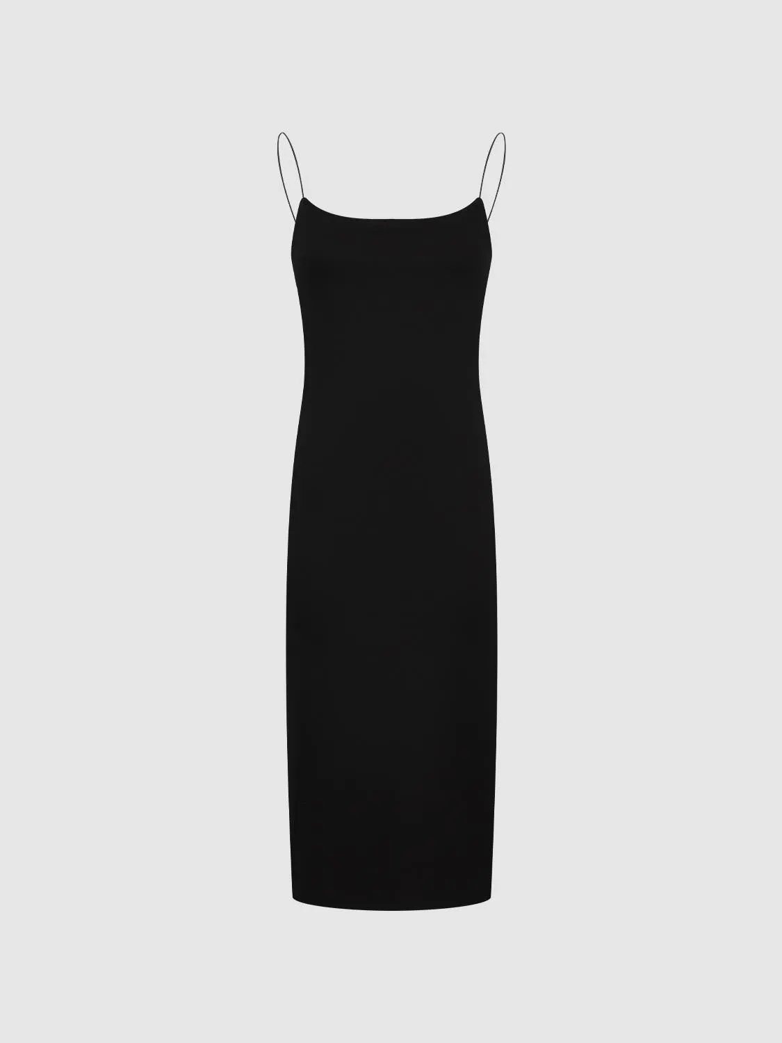 Strap Skinny Fit Midi Dresses by Urban Revivo Fashion