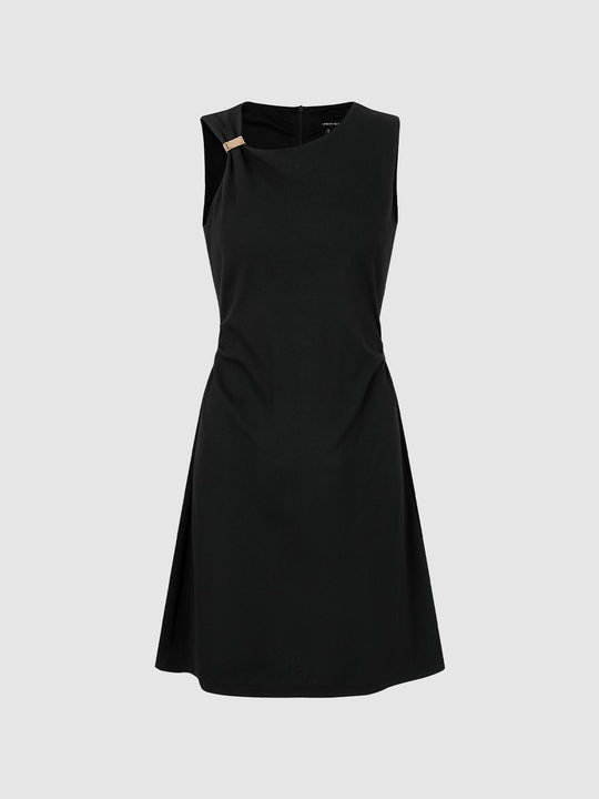 Asymmetric A-Line Mini Dresses