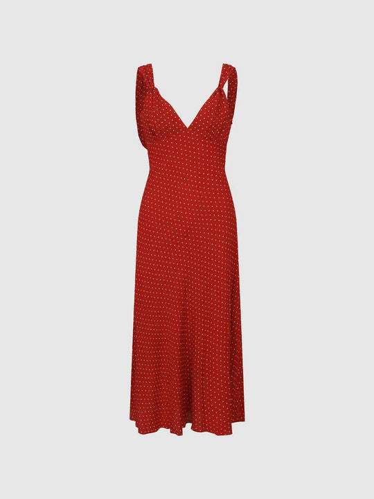 Viscose A-Line Lined Dress