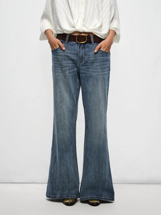 High Waist Flare Denim Jeans