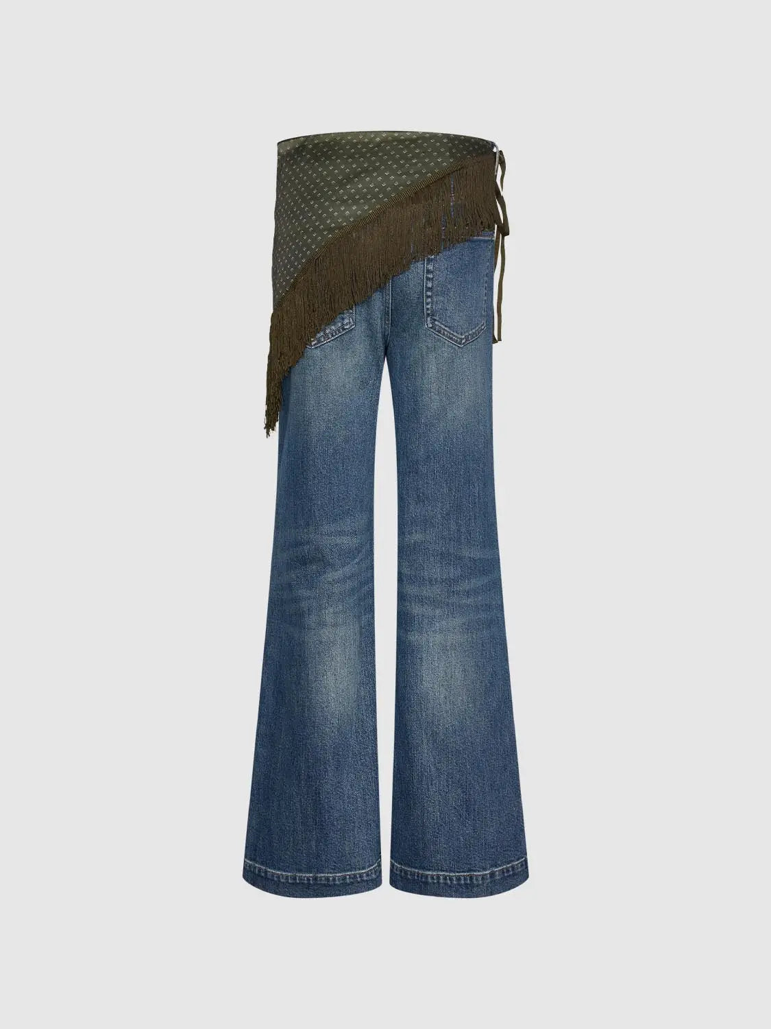 Jeans by Urban Revivo Fashion, blue denim wide-leg with back pockets