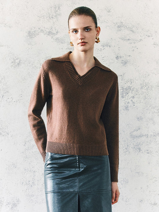 T-shirts tricotés à revers