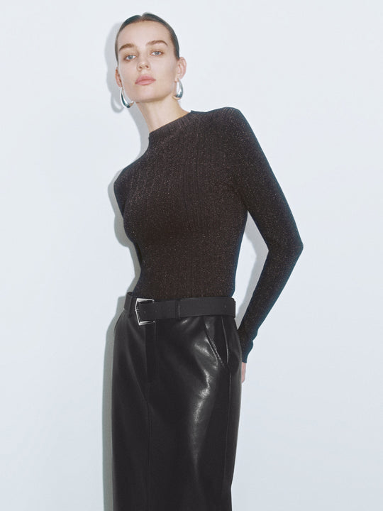 Magliette a maniche lunghe in maglia