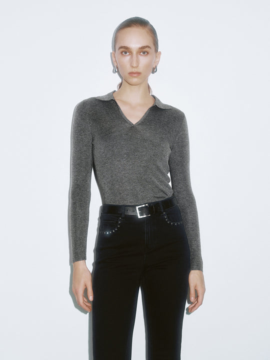 T-shirts tricotés à revers