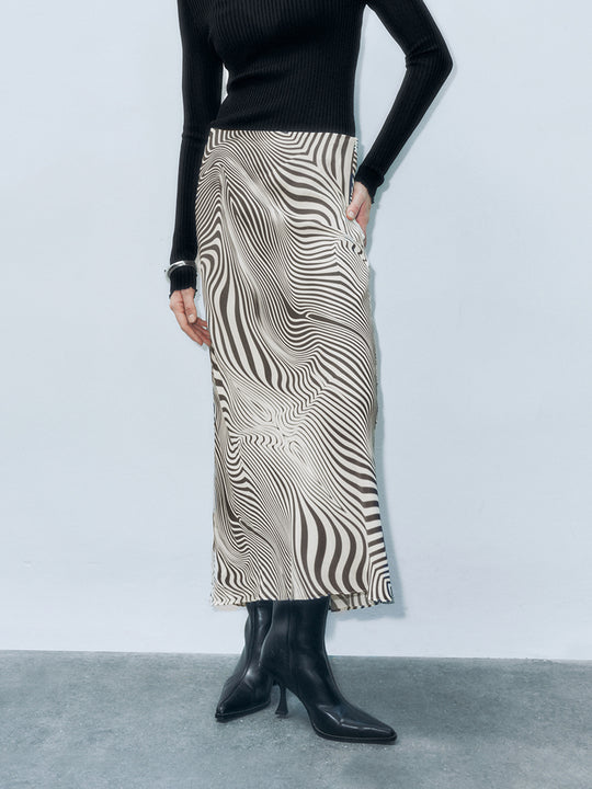 T-shirts en tricot à motif abstrait