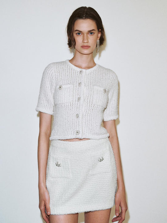 Cropped Knitted Cardigans