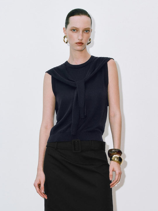 Schal Dekor Gestrickte T-Shirts