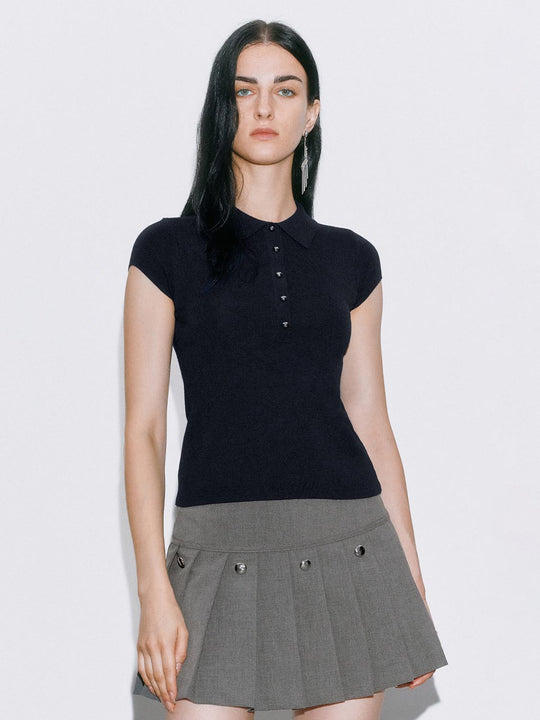 T-shirt lavorate a maglia