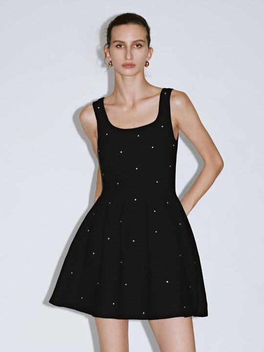 Gestrickte Tank Mini-Kleider