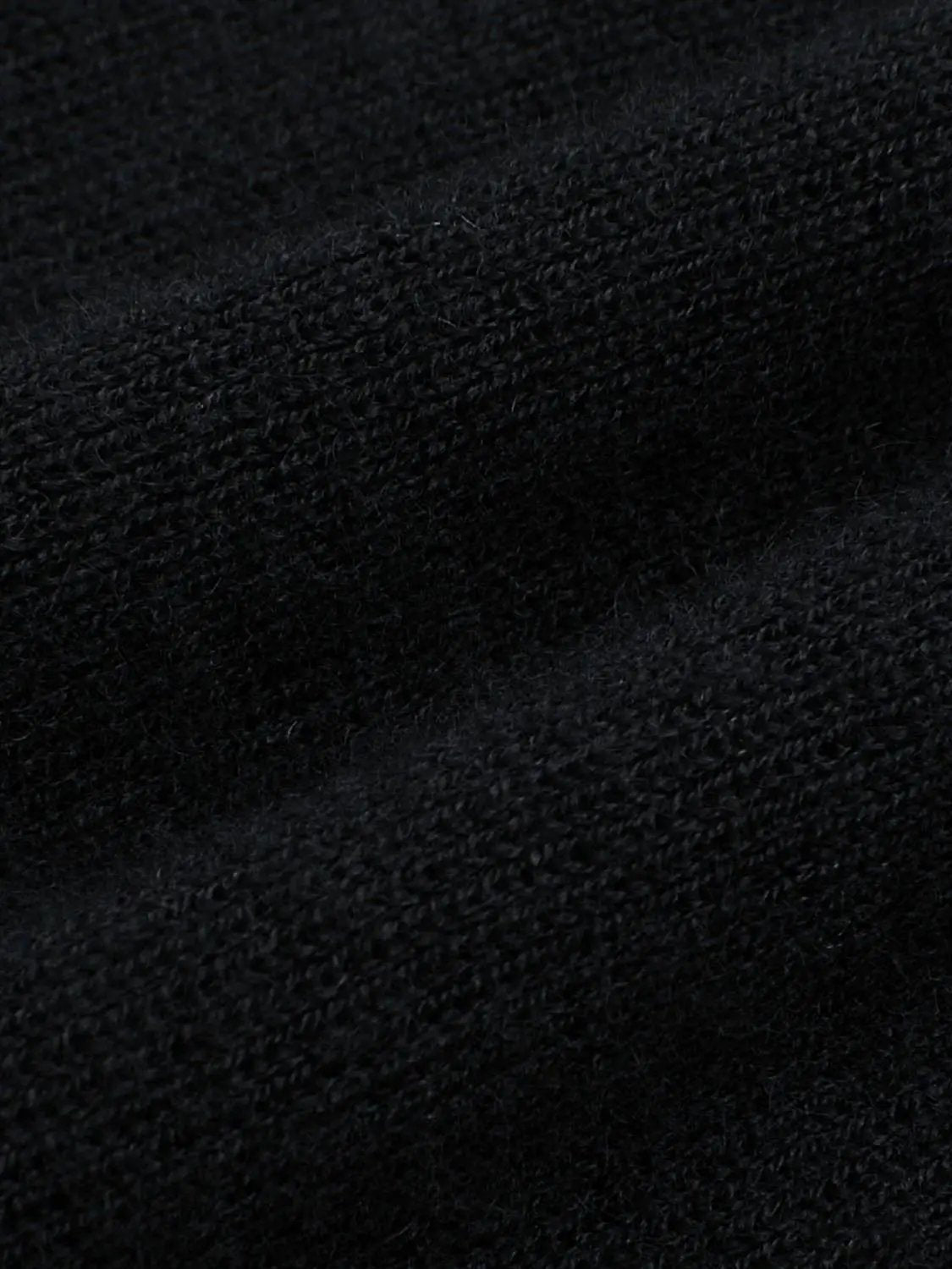 Knit T-Shirt in black knitted fabric by Urban Revivo Fashion