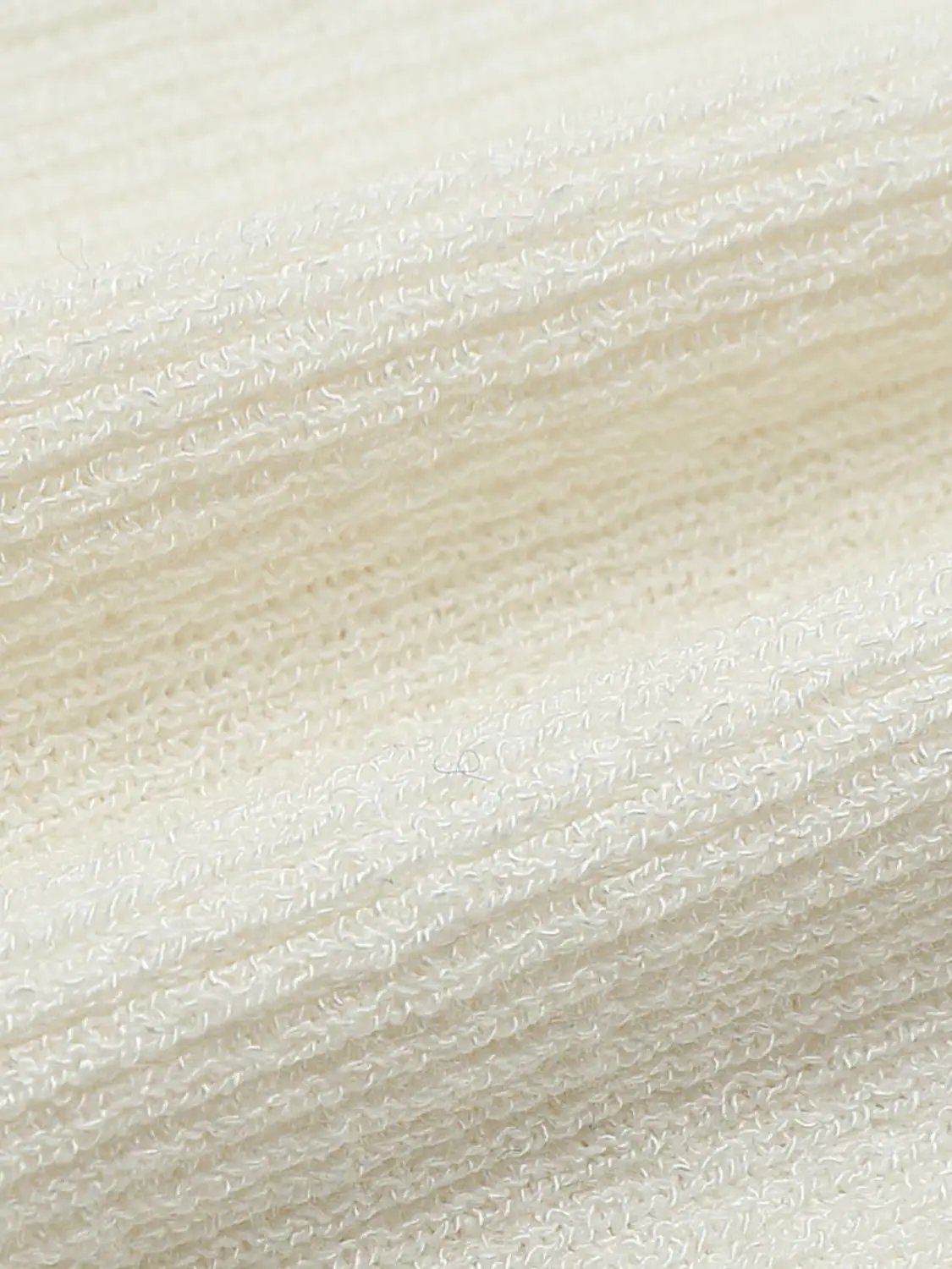 Knitted cardigan in cream with soft terry-knit texture