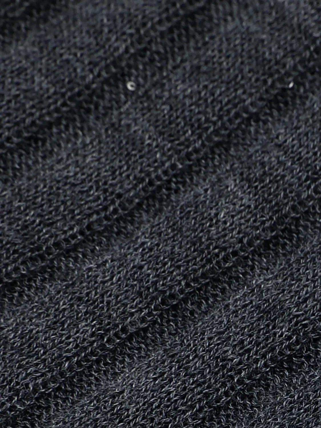 Fitted ribbed V-neck button-front long-sleeve cardigan in dark knit by Urban Revivo Fashion