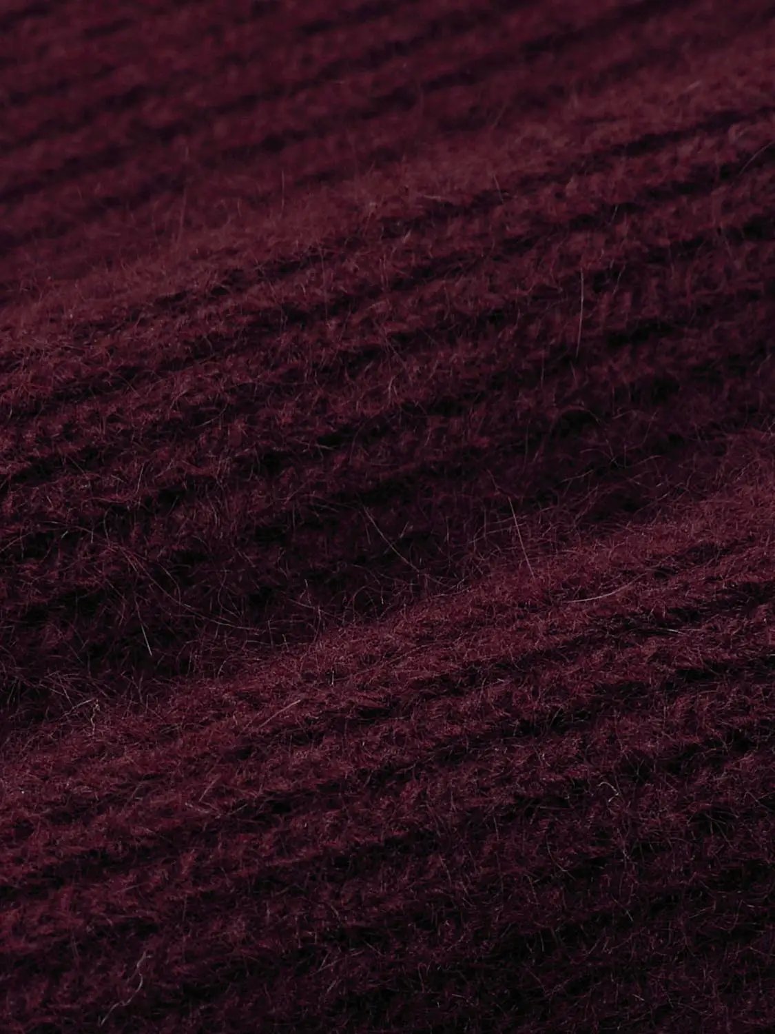 Knit Top by Urban Revivo Fashion, burgundy heathered knit fabric
