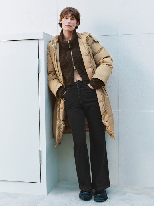 Parkas à cordon de serrage