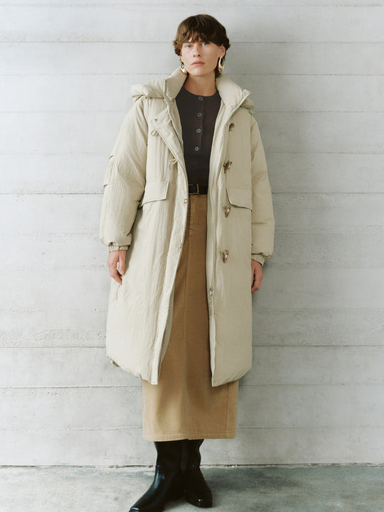 Hoodie Long Down Outerwear