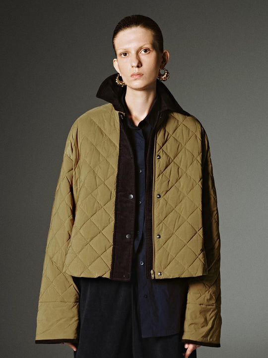 Chaquetas acolchadas de contraste