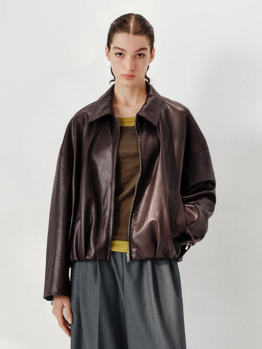 Chaquetas bomber de PU