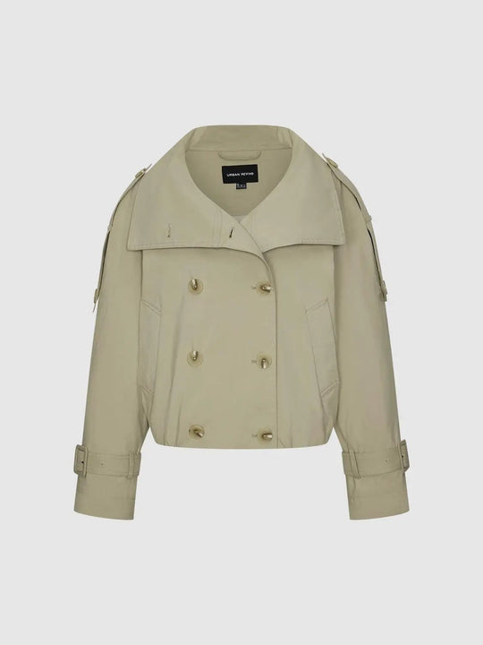 Vestes à double boutonnage avec grand col