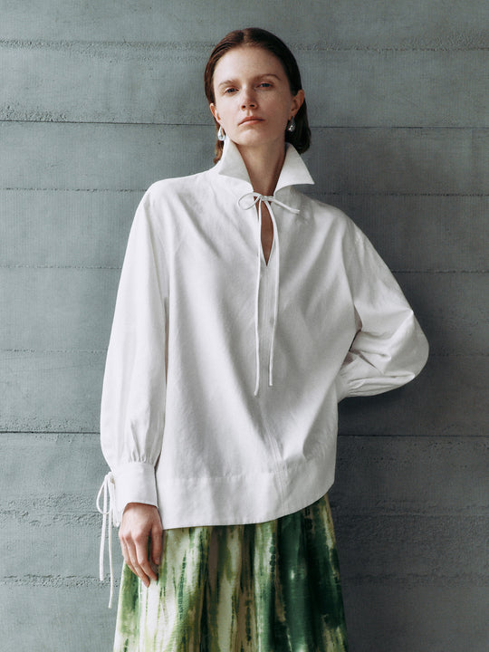 Überziehhemden mit Schnürung vorne