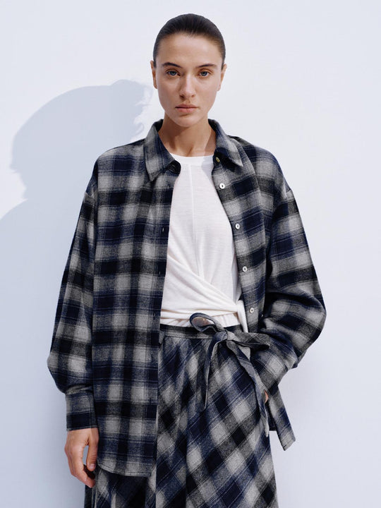 Loose Fit Check Shirts