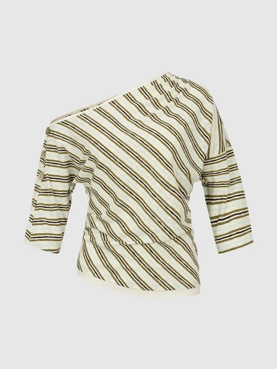 Thin Stretch Slight Stretch Fabric T-shirt