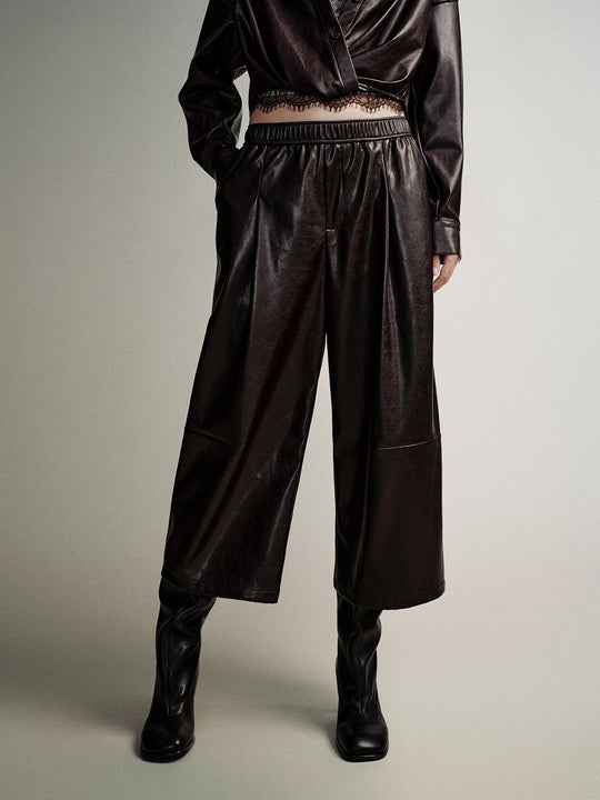 Pull On Wide Leg Pants