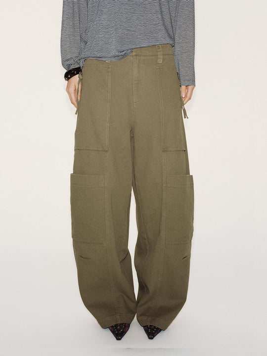 Oversized Cargo Tapered Pants