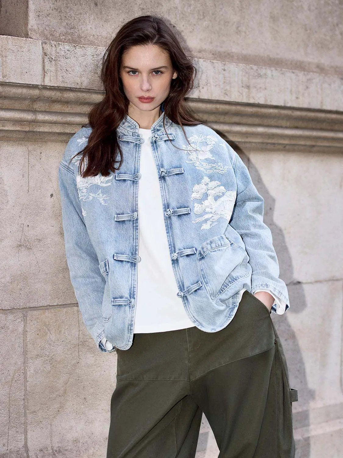 Chinese Frog Button Denim Jackets – URBAN REVIVO