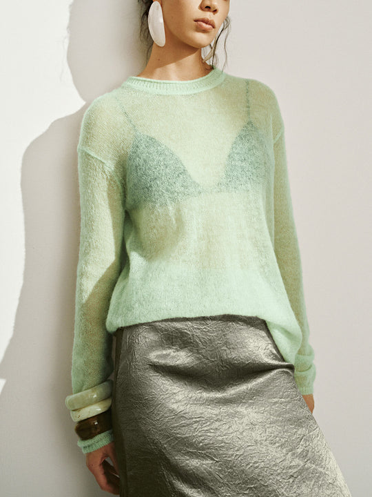 Magliette a manica lunga lavorate a maglia