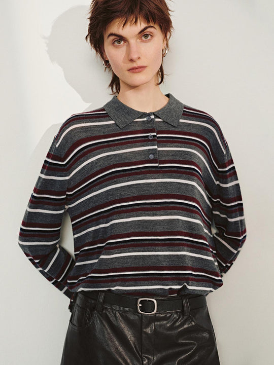 Striped Knitted T-Shirts