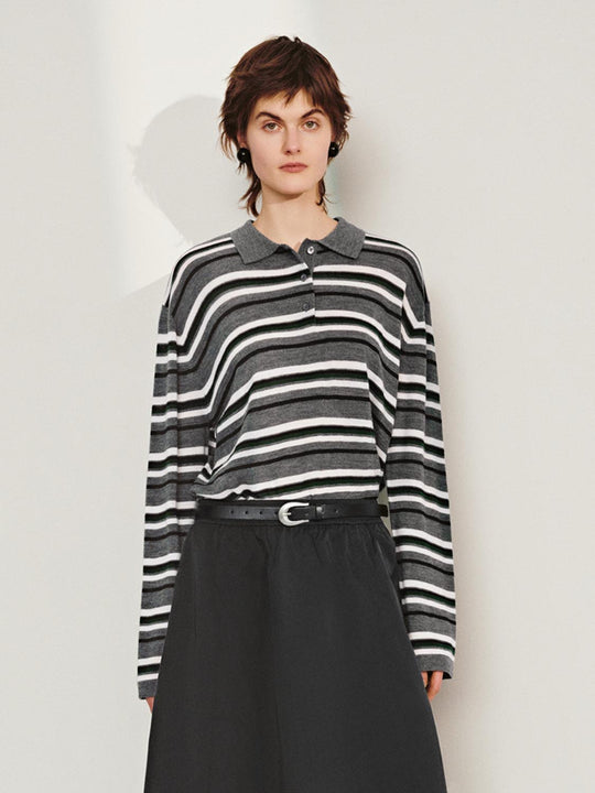 Striped Knitted T-Shirts