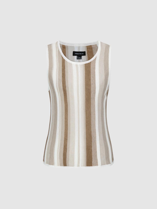 T-shirts rayés en tricot