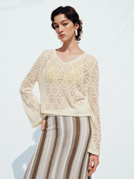 Knitted Lace T-Shirts