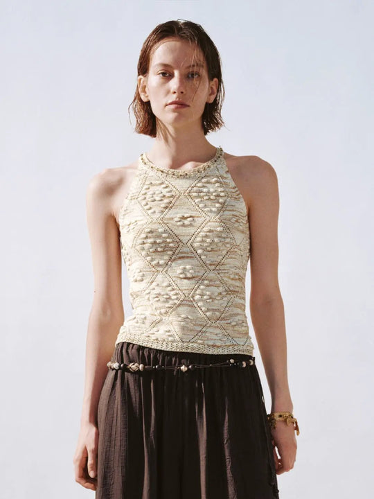 Sleeveless Skinny Fit T-Shirts With Slight Stretch Fabric