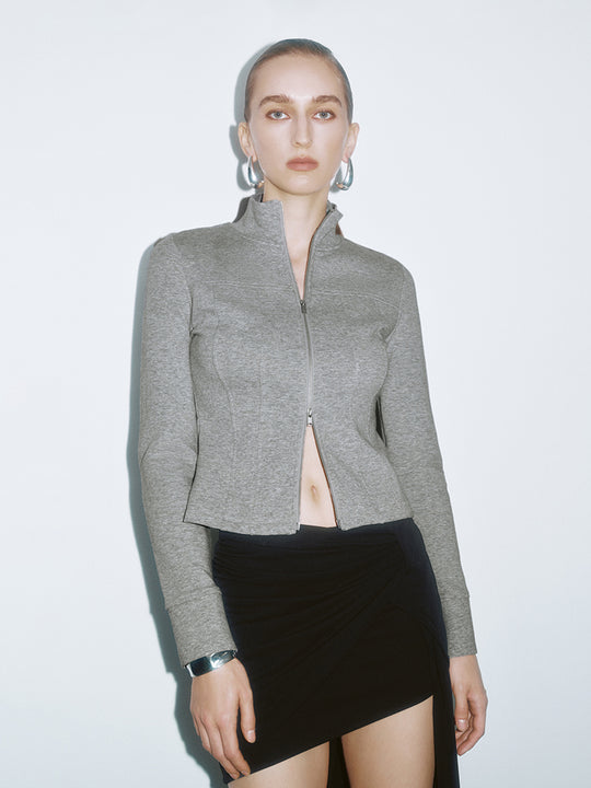 Kurze Jacken mit Reißverschluss vorne