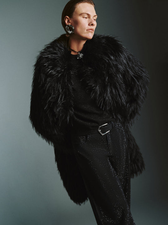 Cappotti di pelliccia larghi