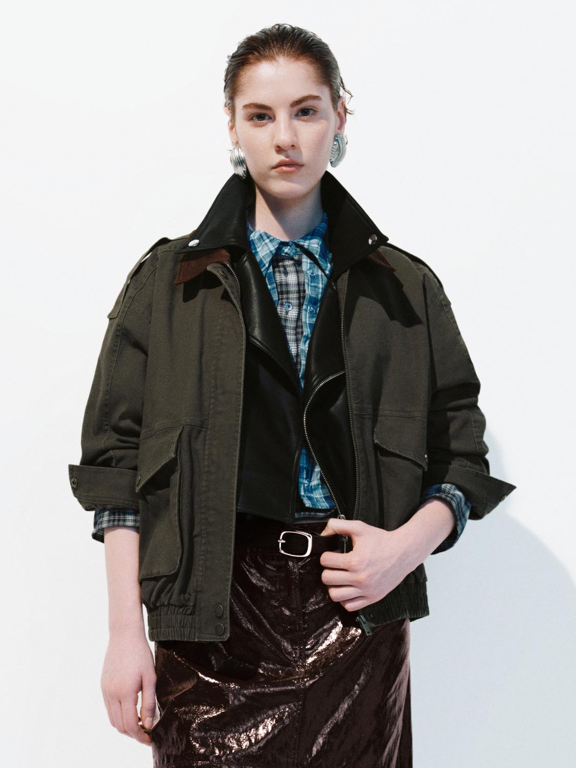 Flap Pockets Bomber Jackets