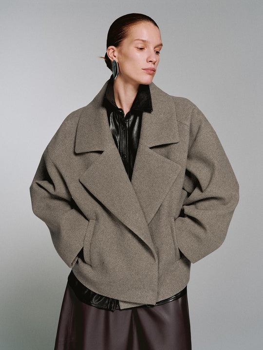 Large Lapel Short Coats