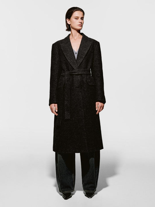 Belted Tailored Wool Coats