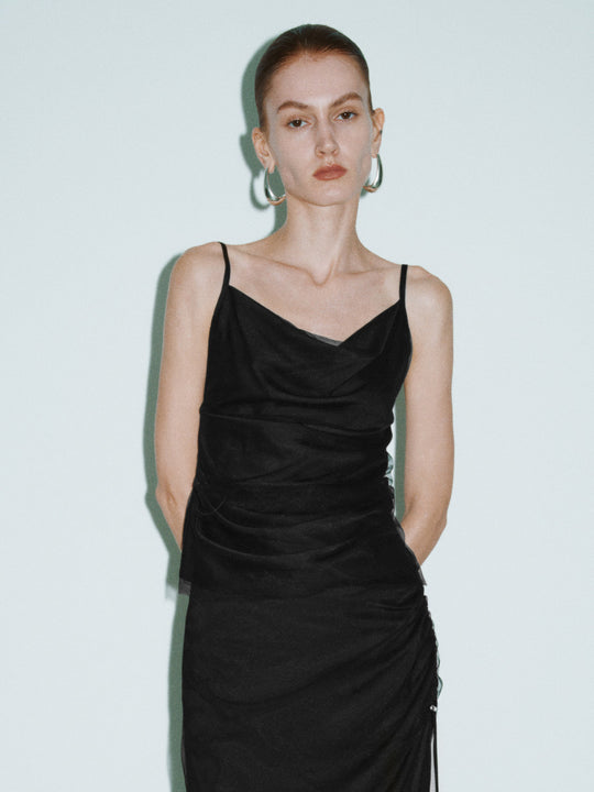 Camisole-Top mit Wasserfallausschnitt