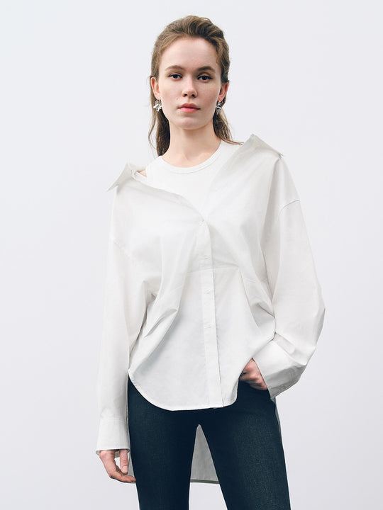 2 In 1 Straight Loose Blouse