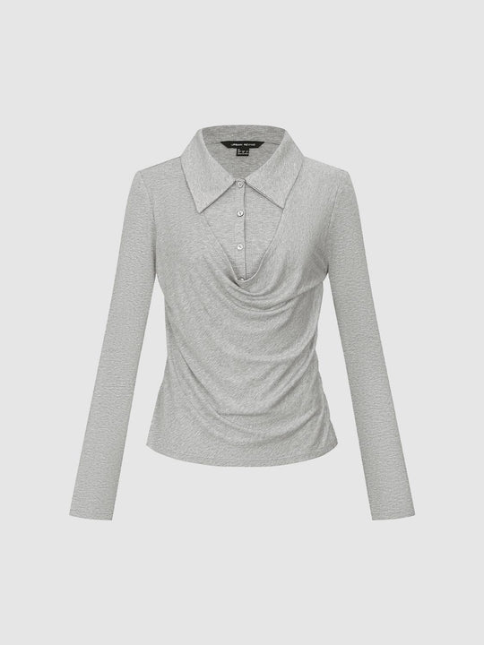 Camisas Polo Fruncidas