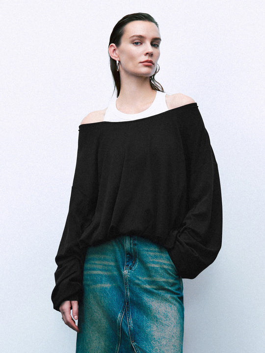 T-shirt oversize 2 in 1