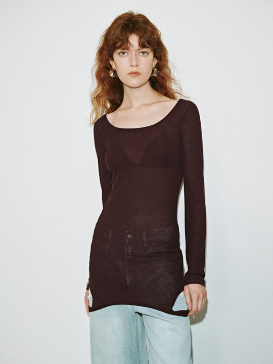 T-shirts à manches longues et ajustés