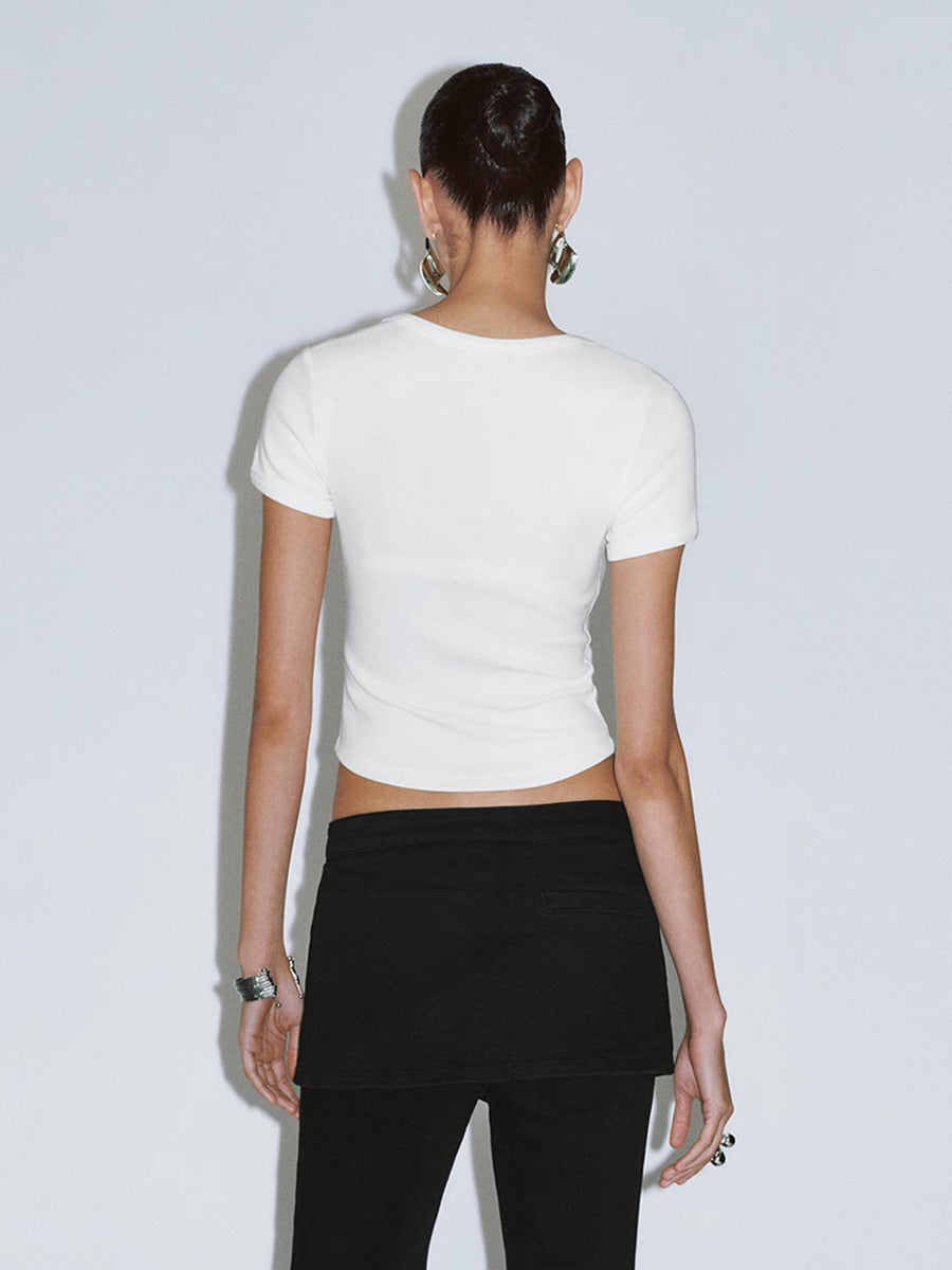 Cropped Skinny T-Shirts – URBAN REVIVO