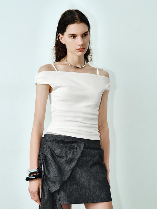 T-shirts à épaules dénudées