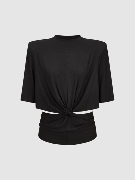 Taillen-Cut-Out T-Shirts