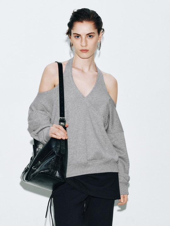 Sudaderas con cuello halter