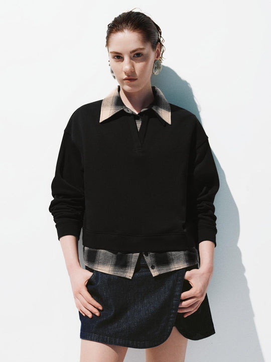 2 in 1 Check Polohemden