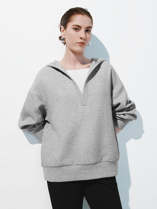 Hooded V-Neck Sweatshirts